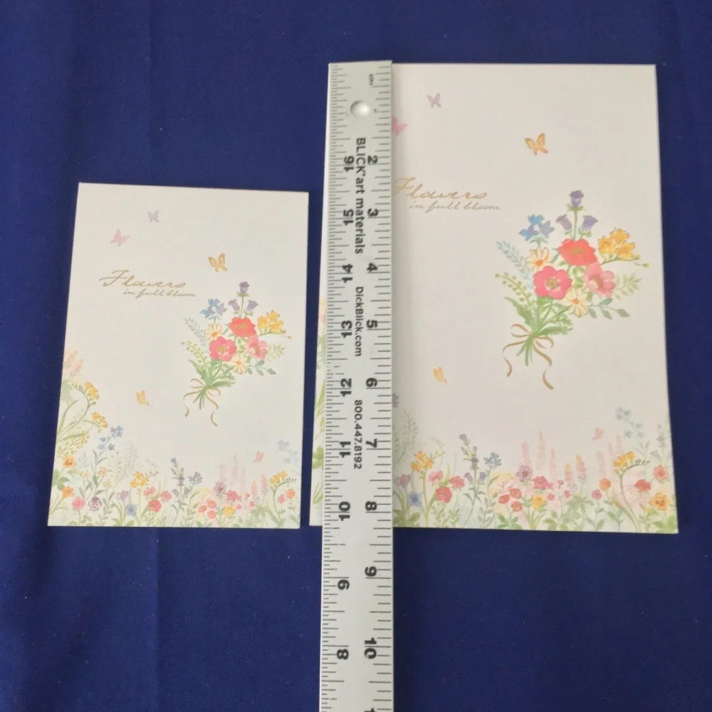 Floral Stationery Set with Sharpie Markers